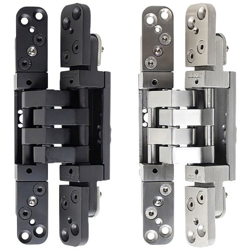 3D Adjustable Concealed Hinge, Stainless Steel - 3D Adjustable Concealed Hinge, Stainless Steel