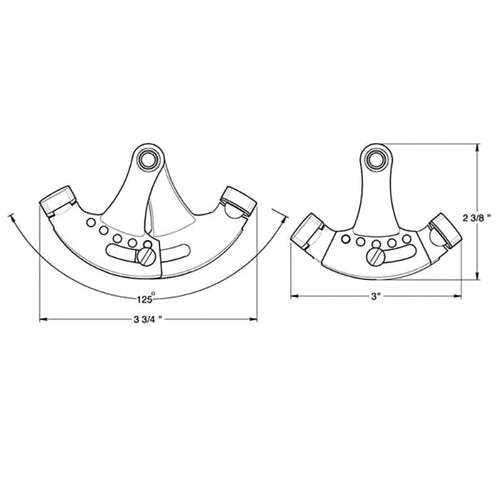 Adjustable Hinge Pin Stop, Solid Brass  - Choose Finish - Adjustable Hinge Pin Stop, Solid Brass  - Choose Finish