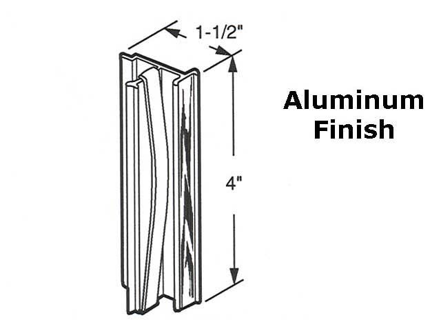Latch and Pull - Vinyl and Aluminum Sash Hardware, Extruded Aluminum - Aluminum - Latch and Pull - Vinyl and Aluminum Sash Hardware, Extruded Aluminum - Aluminum