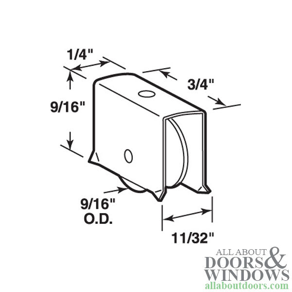 Roller Assembly (Grooved) - Sliding Windows, Showcase / Storm - Steel - Roller Assembly (Grooved) - Sliding Windows, Showcase / Storm - Steel