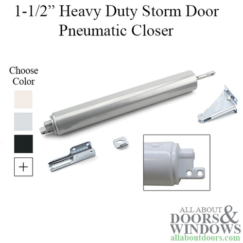 Heavy Duty Storm Door Closer 1.5 Inch Diameter - Heavy Duty Storm Door Closer 1.5 Inch Diameter