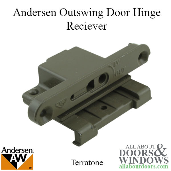 Hinge Receiver, Andersen Frenchwood Outswing Door - Terratone - Hinge Receiver, Andersen Frenchwood Outswing Door - Terratone