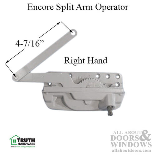 Truth 50.60 Encore Dyad Operator, split arm Right Hand - Truth 50.60 Encore Dyad Operator, split arm Right Hand