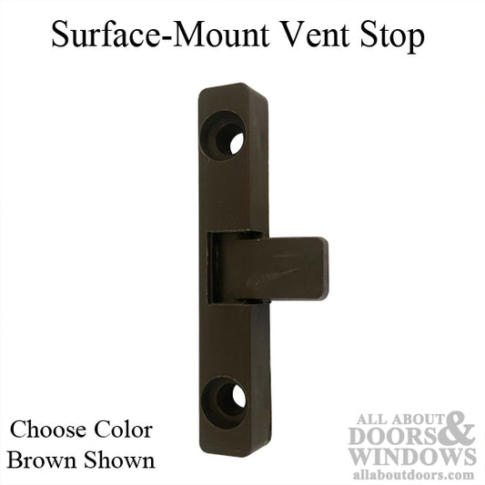 Limit Latch For Double Hung Windows 2 Inch Surface Mount Vent Stop Night Latch