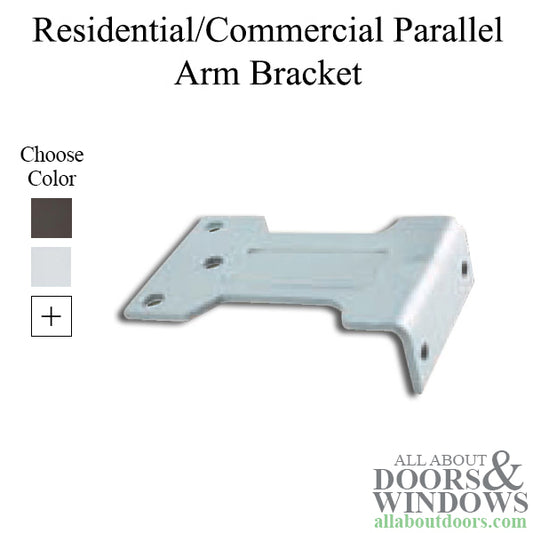 Parallel Arm Bracket for Residential / Commercial Door Closer, Choose Color