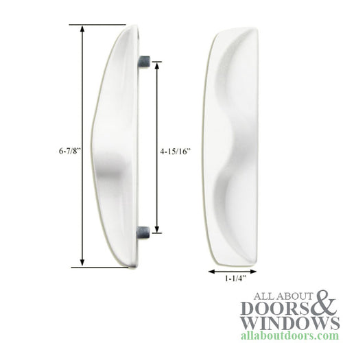 Non-Keyed Exterior Handle for Sliding Door, Blemish - Tan - Non-Keyed Exterior Handle for Sliding Door, Blemish - Tan