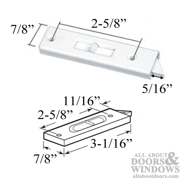 Tilt Latch - Vinyl Window Tilt Latch Hardware, Vinyl - Choose Color - Tilt Latch - Vinyl Window Tilt Latch Hardware, Vinyl - Choose Color