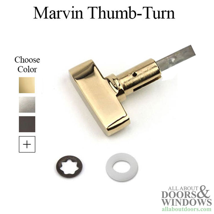 Marvin Thumb turn Only, Hinged Patio door hardware - Marvin Thumb turn Only, Hinged Patio door hardware