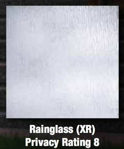 Therma Tru Door Lite with Rain Privacy Glass and Surround - Therma Tru Door Lite with Rain Privacy Glass and Surround