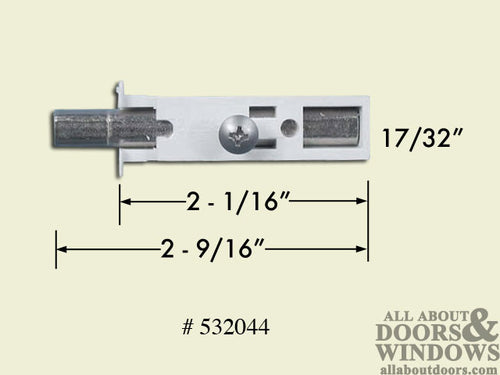 Discontinued Plastic Pivot Bar Assembly, Vinyl Window parts - Discontinued Plastic Pivot Bar Assembly, Vinyl Window parts