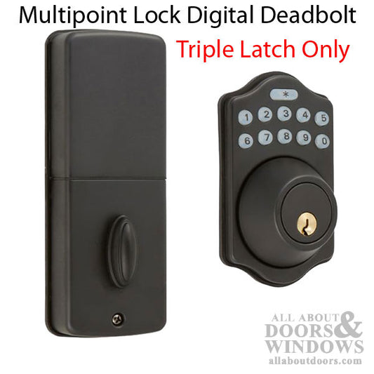 Keyless Multipoint Lock Deadbolt with Digital Keypad