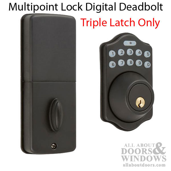 Keyless Multipoint Lock Deadbolt with Digital Keypad - Keyless Multipoint Lock Deadbolt with Digital Keypad