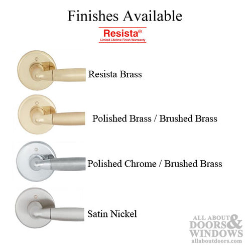 HOPPE Multipoint Lock Handleset, Athinai, Polished Chrome / Br. Stainless Steel, Dummy Pair - HOPPE Multipoint Lock Handleset, Athinai, Polished Chrome / Br. Stainless Steel, Dummy Pair