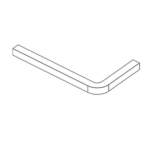 HOPPE Construction Handle for 8mm Square Spindle – Temporary Turning Handle