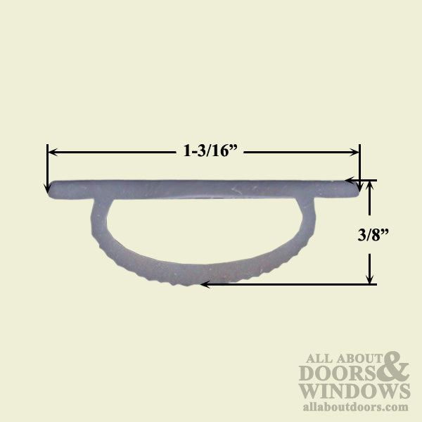 36 Inch by 1-3/16 Inch Vinyl Threshold Replacement Insert for SDS Doors - Gray - 36 Inch by 1-3/16 Inch Vinyl Threshold Replacement Insert for SDS Doors - Gray