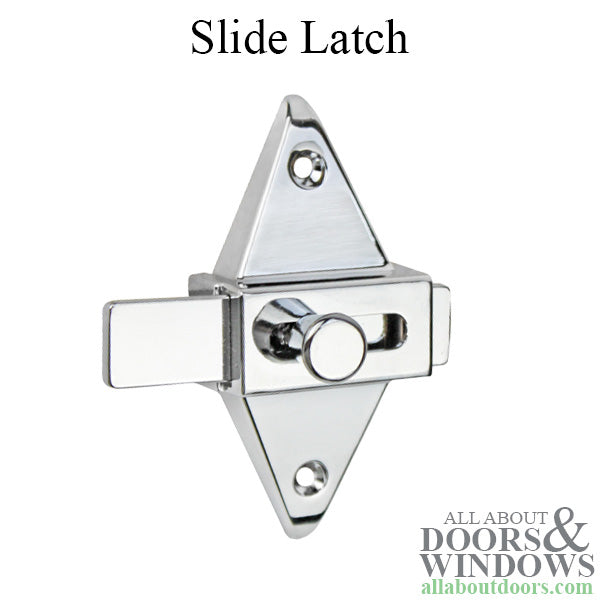 Slide Latch - 2-3/4 Inches - Hole Centers - Slide Latch - 2-3/4 Inches - Hole Centers