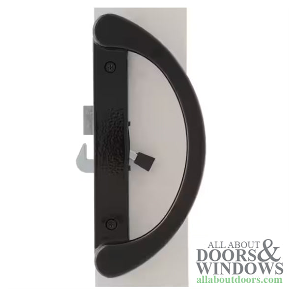 Sliding Patio Door Handleset With Interior and Exterior Pull With Mortise Lock - Sliding Patio Door Handleset With Interior and Exterior Pull With Mortise Lock