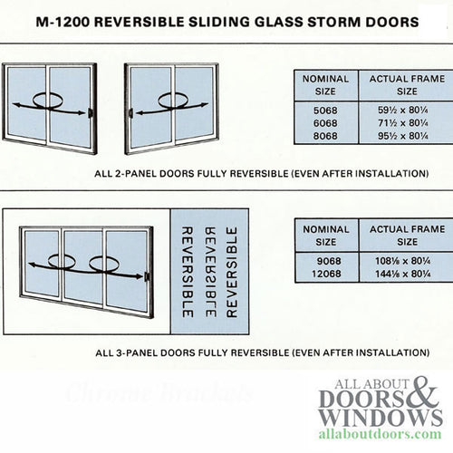 Columbia  M1200 Patio Storm Door, Clear Safety Tempered Glass - Columbia  M1200 Patio Storm Door, Clear Safety Tempered Glass