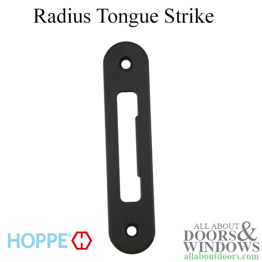 Strike Plate, PT0003N, Radius Tongue 1.00 x 4.62- Rustic Umber