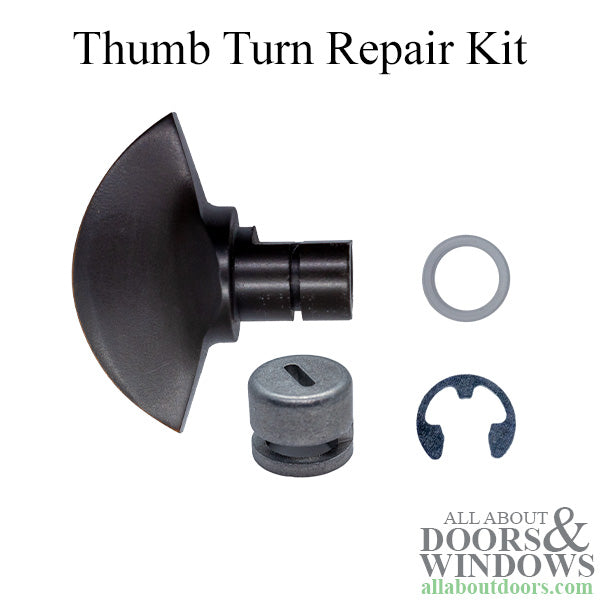 Thumb Turn Kit for Emtek Multipoint Lock Trim Bronze - Thumb Turn Kit for Emtek Multipoint Lock Trim Bronze