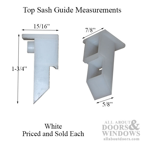 Top Sash Guide for 60 Series Balances - Top Sash Guide for 60 Series Balances