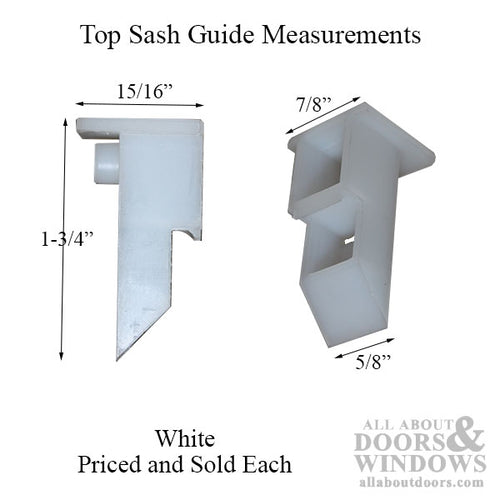 Top Sash Guide for 60 Series Balances - Top Sash Guide for 60 Series Balances