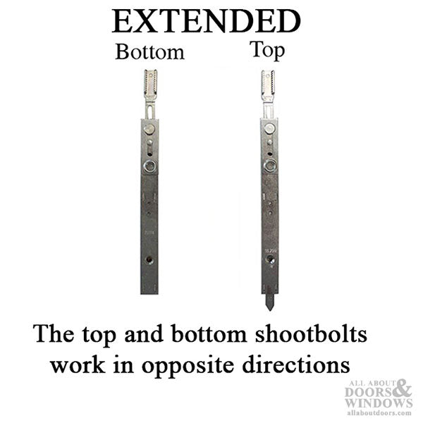 Inactive 35/92 Europa  Multipoint Lock for Passive Doors - Silver Ferguard - Inactive 35/92 Europa  Multipoint Lock for Passive Doors - Silver Ferguard