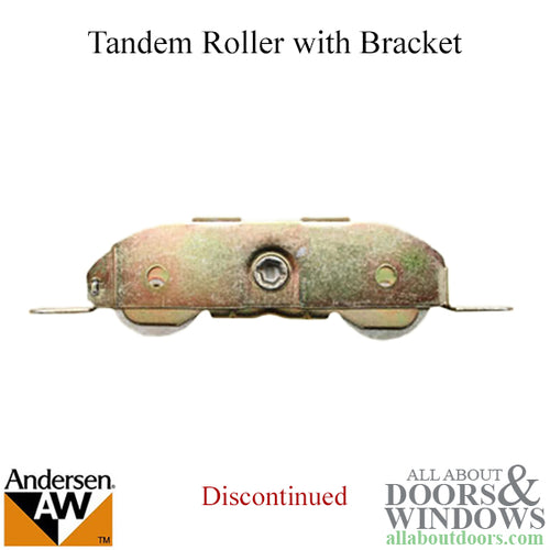 Andersen Window - Prefinished Terratone Doors - Old Style Steel Tandem Roller - Disc. - Andersen Window - Prefinished Terratone Doors - Old Style Steel Tandem Roller - Disc.