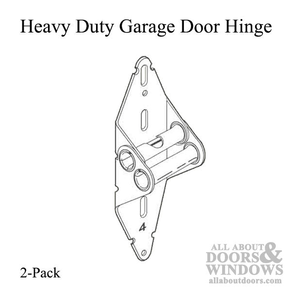 3 Inch Standard No. 4 Hinge for Rollers with 7/16 Inch Stem Diameter for Garage Doors - 3 Inch Standard No. 4 Hinge for Rollers with 7/16 Inch Stem Diameter for Garage Doors