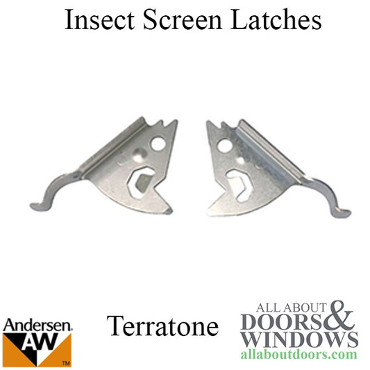 Andersen Window Latch Pair For Perma-Shield Narroline Windows Latches Insect Screen Pair For Windows From 1991 to Present