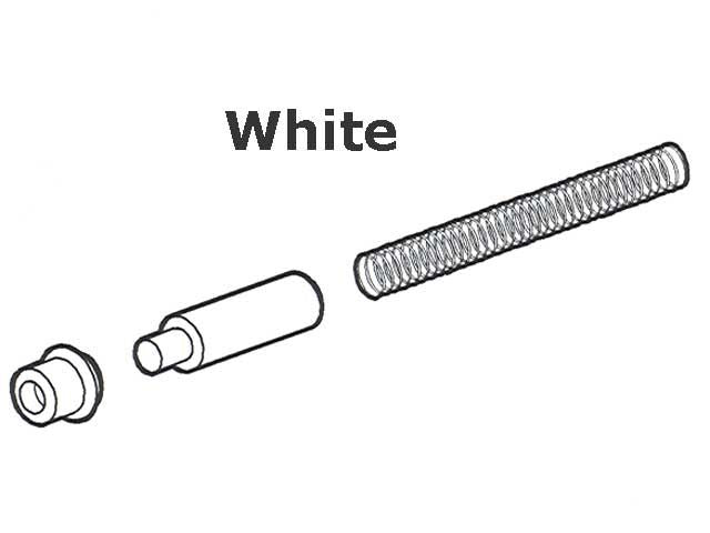 Steel and Nylon Storm Door Hinge Pin Kit 2-9/16 Inch Springs 5/16 Inch Diameter Pins and Bushings White 3 Sets - Steel and Nylon Storm Door Hinge Pin Kit 2-9/16 Inch Springs 5/16 Inch Diameter Pins and Bushings White 3 Sets