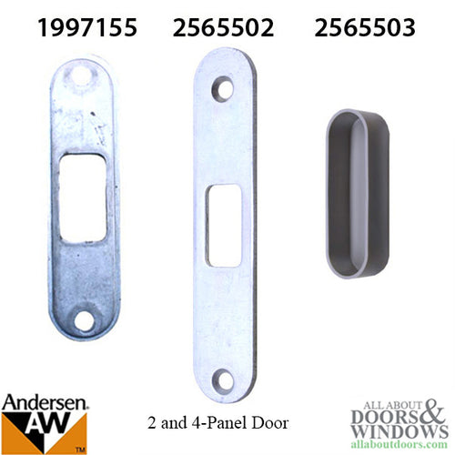 Andersen Flat Strike Gliding Door Lock 2 or 4 Panel Doors - Andersen Flat Strike Gliding Door Lock 2 or 4 Panel Doors