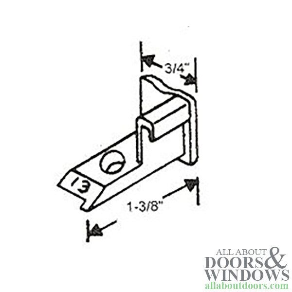 Top Sash Guide / Cam, Air Master, Left and Right Set - Top Sash Guide / Cam, Air Master, Left and Right Set