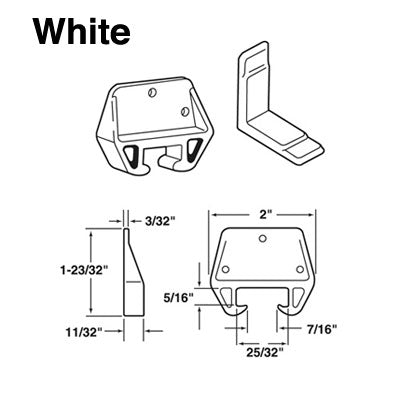 Drawer Track Guide Kit -  9/32 x 3/4 Track - Drawer Track Guide Kit -  9/32 x 3/4 Track