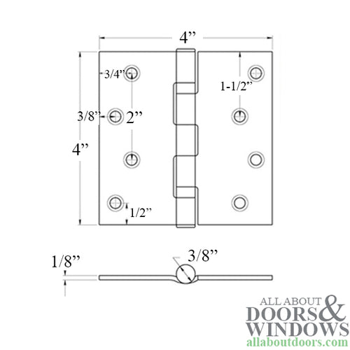 Blemished 4 x 4 x 2.3 Steel Square Corner - Antique Brass - Blemished 4 x 4 x 2.3 Steel Square Corner - Antique Brass