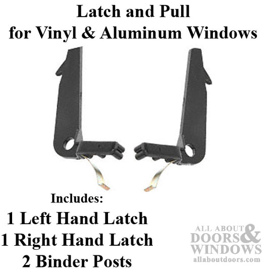 Latch - Vinyl and Aluminum Sash Hardware, Plastic - Black