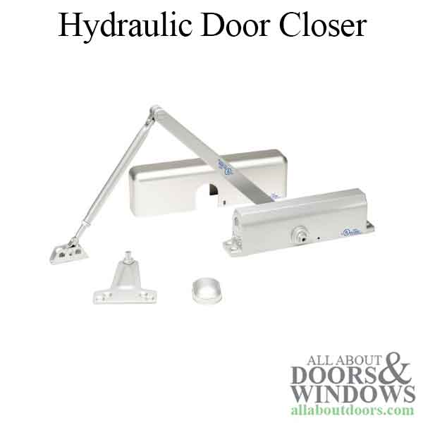 Hydraulic Grade 1 Tri-Packed Adjustable Streamline Door Closer - Choose Color - Hydraulic Grade 1 Tri-Packed Adjustable Streamline Door Closer - Choose Color
