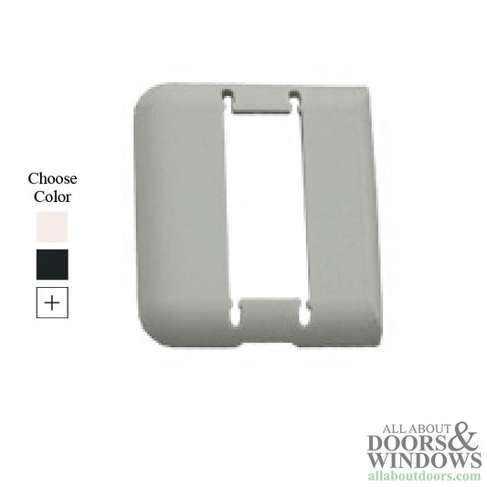 Plastic Cover for Pella Sliding Door Lock Keeper, 4 or 5 Hole