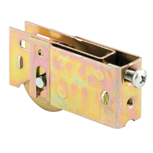 Sliding Patio Door Roller With Adjustable Steel Housing 1.25 Inch Steel Wheel