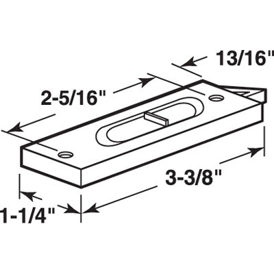 Tilt Latch - Vinyl Window Tilt Latch Hardware, Vinyl - White - Pair - Tilt Latch - Vinyl Window Tilt Latch Hardware, Vinyl - White - Pair