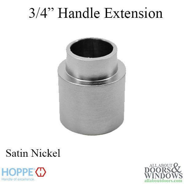 HOPPE Handle Extension for Active or Inactive Trim 20mm Length - HOPPE Handle Extension for Active or Inactive Trim 20mm Length