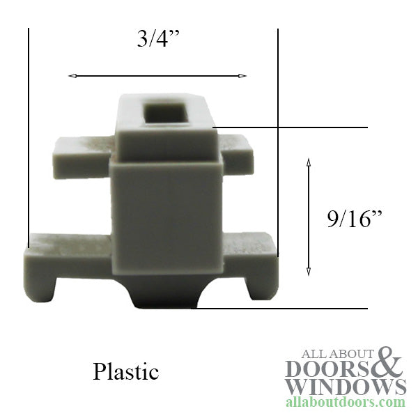 Weather Shield Double Slide, Bottom Rail Sash Glide, Interior - Weather Shield Double Slide, Bottom Rail Sash Glide, Interior