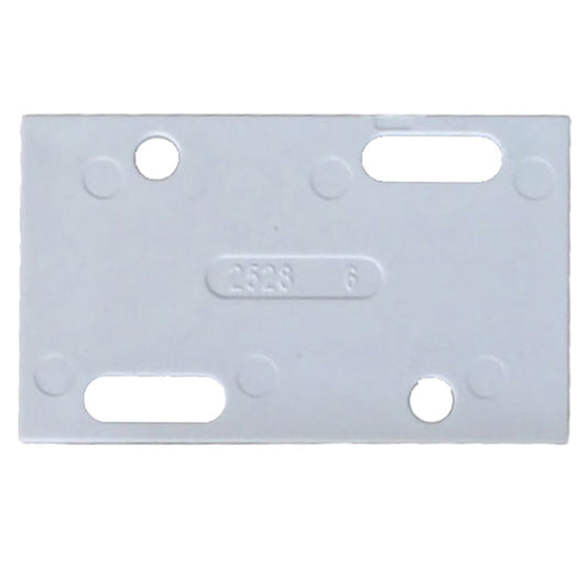 Sliding Patio Door Keeper Shim Plastic 1-1/2" x 2-1/2" x 1/8"