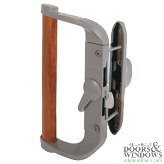 Sliding Patio Door Handleset With Key Steel Hook Grey Sliding Glass Patio Door Handleset