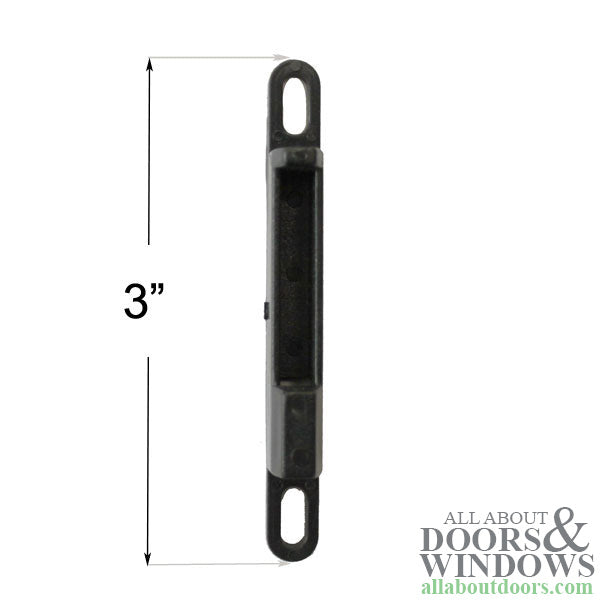 Resiver Screen Door Keeper/Strike - Black - Resiver Screen Door Keeper/Strike - Black