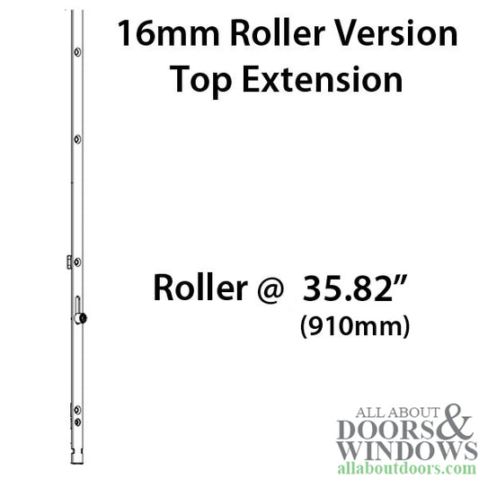 16 mm Auto Top Extension, Roller @ 35.82",  42.44" Length
