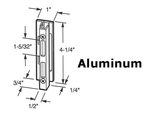 Keeper, Extruded SGD  (AL) 4-1/4 inch Long- aluminum - Keeper, Extruded SGD  (AL) 4-1/4 inch Long- aluminum