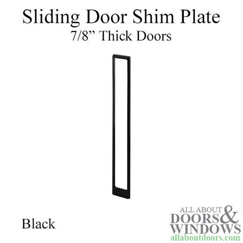 Sliding Patio Door Shim Plate, 7/8