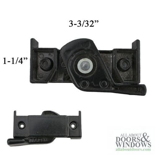 Sweep style sash lock, 2-1/4