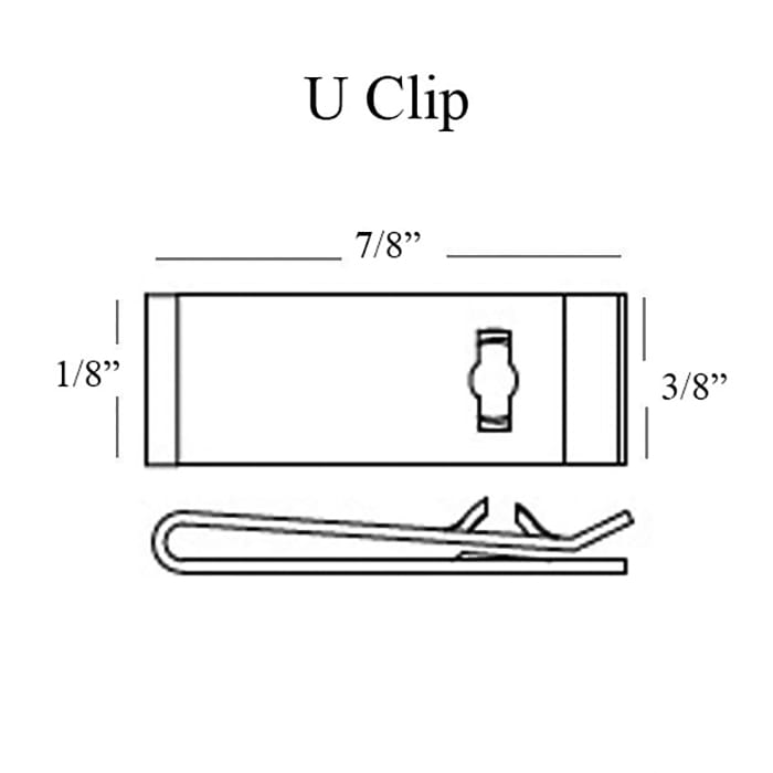 U Clip, used on AP/PA latch bolt receiver (1988 - Present) - U Clip, used on AP/PA latch bolt receiver (1988 - Present)